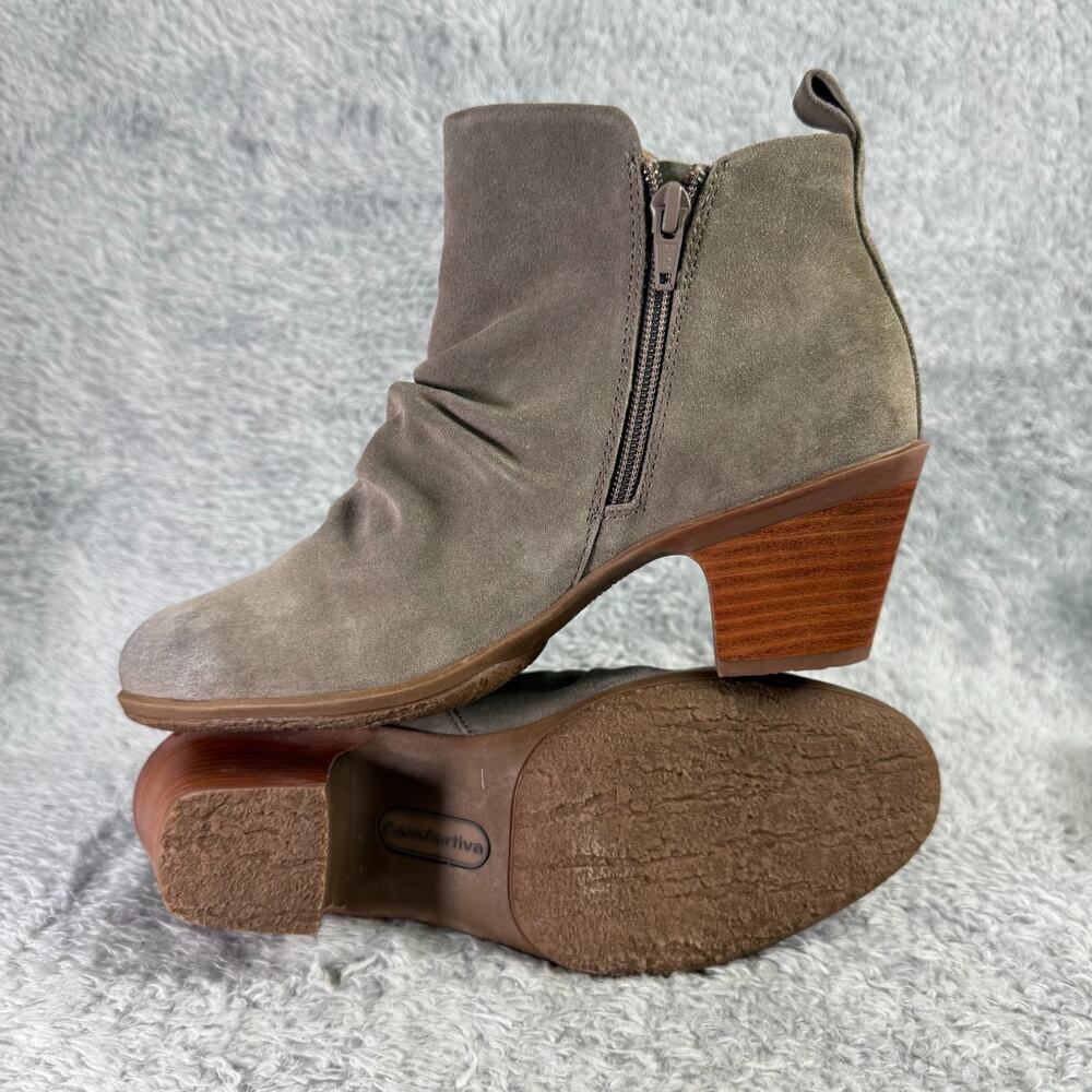 Comfortiva Brandy Ankle Boot Women's Taupe Bootie Size 8.5 NEW MSRP $250 - Picture 11 of 15